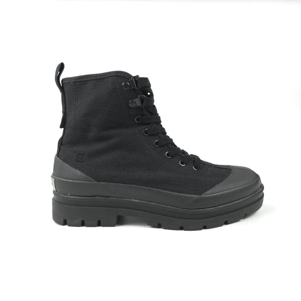 Everlane The Canvas Utility Boots Black Minimal Gorpcore Grunge Indie Scenester